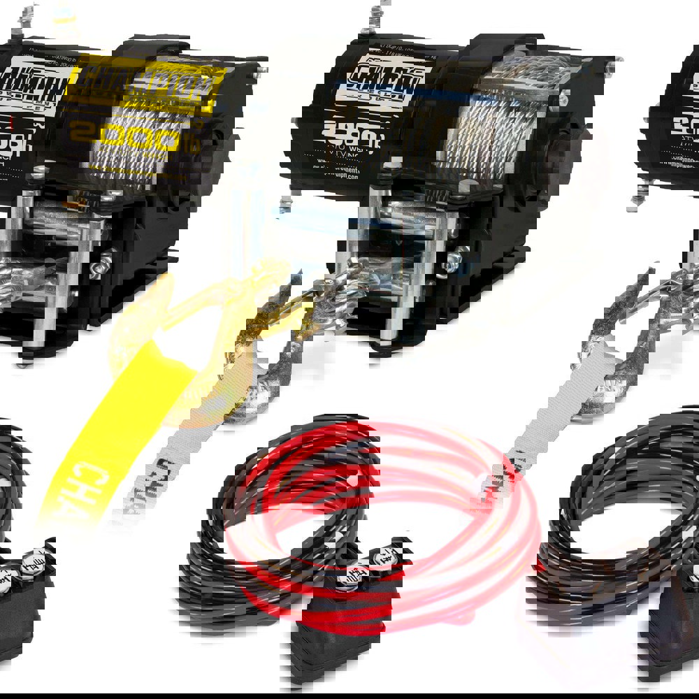 Automotive Winches; Winch Type: Utility ; Winch Gear Type: Planetary ; Winch Gear Ratio: 153:1 ; Pull Capacity: 2000lb ; Cable Length: 49.000 ; Cable Diameter: .15625in